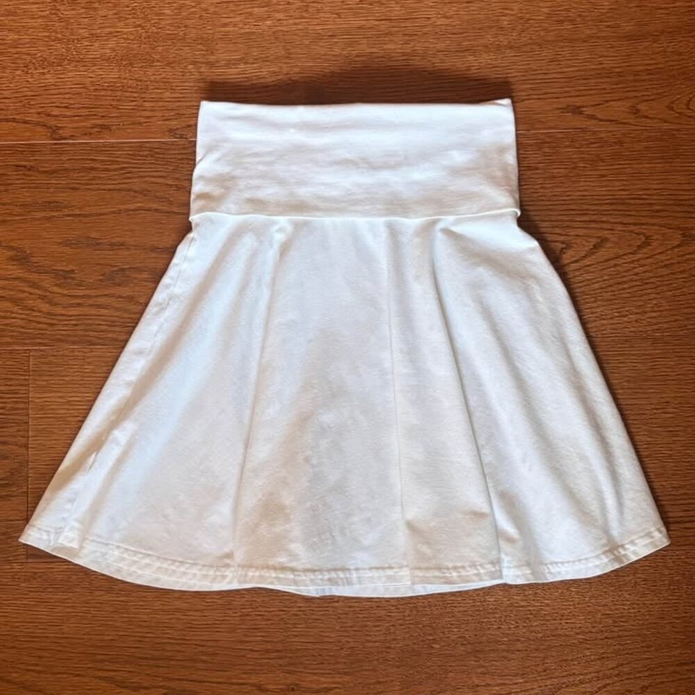 Vintage American Apparel White Tennis Skirt - Size M